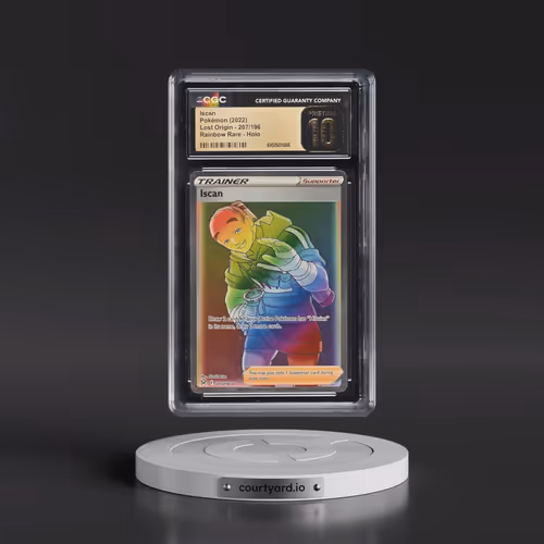 2022 Lost Origin #207/196 Iscan - Rainbow Rare Holo (CGC 10 PRISTINE)
