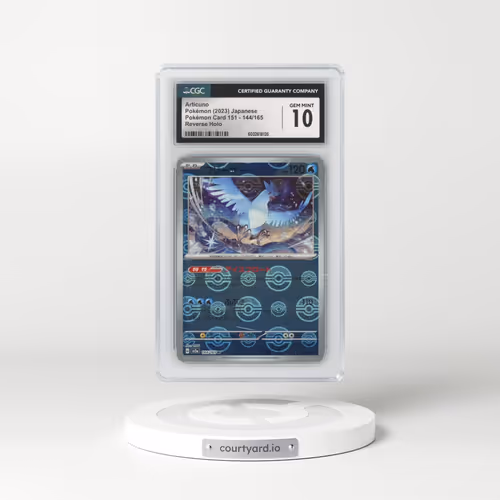 2023 Pokémon Card 151 #144/165 Articuno - Reverse Holo Poké Ball (CGC 10 GEM MINT)