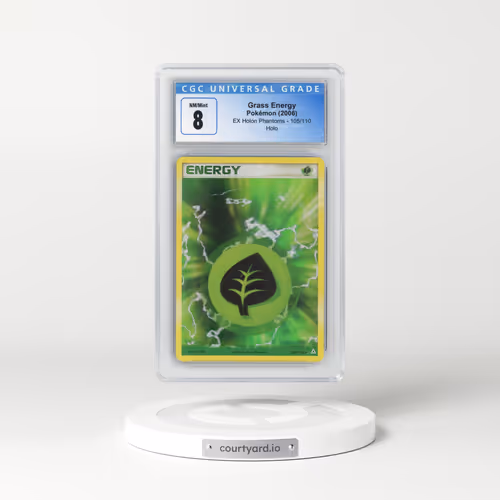 2006 EX Holon Phantoms #105/110 Grass Energy - Holo (CGC 8 NM-MT)