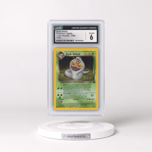 1999 Team Rocket #2/82 Dark Arbok - Holo (CGC 6 EX-NM)