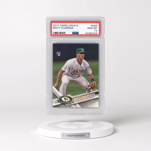 2017 Topps Update #US4 Matt Chapman (PSA 10 GEM MINT)