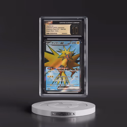 2023 Pokémon Card 151 #194/165 Zapdos ex - Super Rare Holo (CGC 10 PRISTINE)