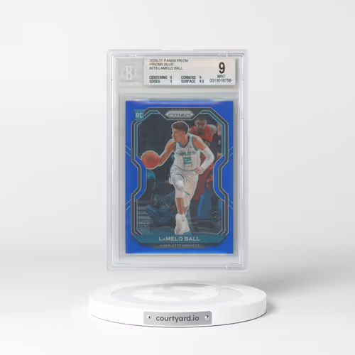 2020 Panini Prizm #278 LaMelo Ball - Blue Prizm (BGS 9 MINT)