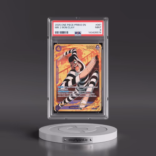 2025 One Piece PRB02-Premium Booster -One Piece Card the Best- Vol.2 #061 Mr. 2 Bon Clay (PSA 9 MINT