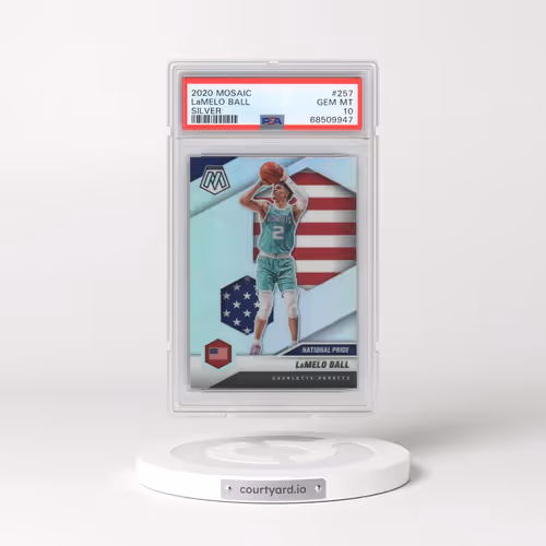 2020 Panini Mosaic #257 LaMelo Ball - Silver (PSA 10 GEM MINT)