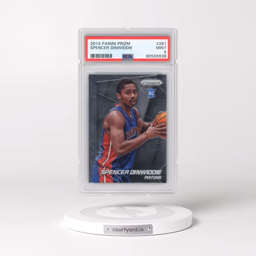 2014 Panini Prizm #281 Spencer Dinwiddie (PSA 9 MINT)