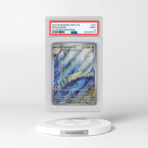 2023 Pokémon Mew EN-151 #181 Dragonair - Illustration Rare (PSA 9 MINT)