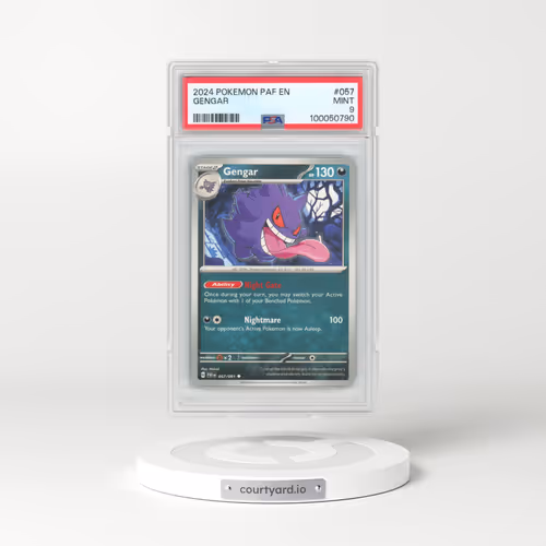 2024 Pokémon Paf EN-Paldean Fates #057 Gengar (PSA 9 MINT)