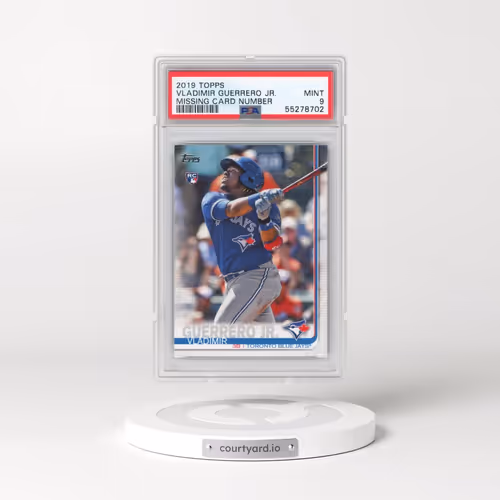 2019 Topps Vladimir Guerrero Jr. - Missing Card Number (PSA 9 MINT)