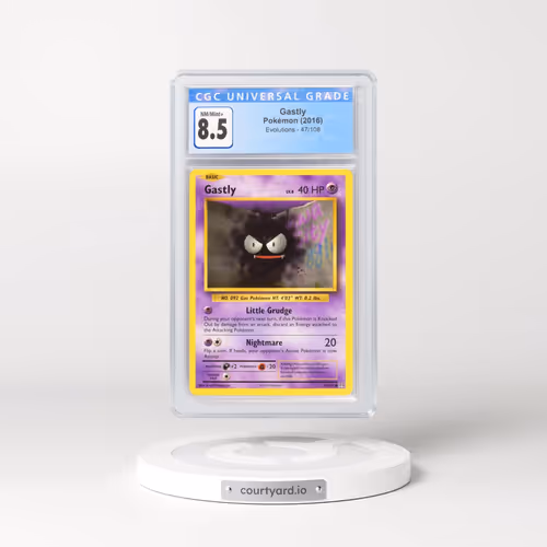 2016 Evolutions #47/108 Gastly (CGC 8.5 NM-MT+)