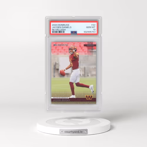 2024 Panini Donruss Retro 2004 #22 Jayden Daniels (PSA 10 GEM MINT)