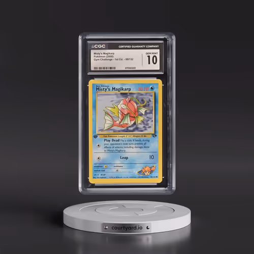 2000 Gym Challenge #88/132 Misty's Magikarp - 1st Edition 1st Edition (CGC 10 GEM MINT)