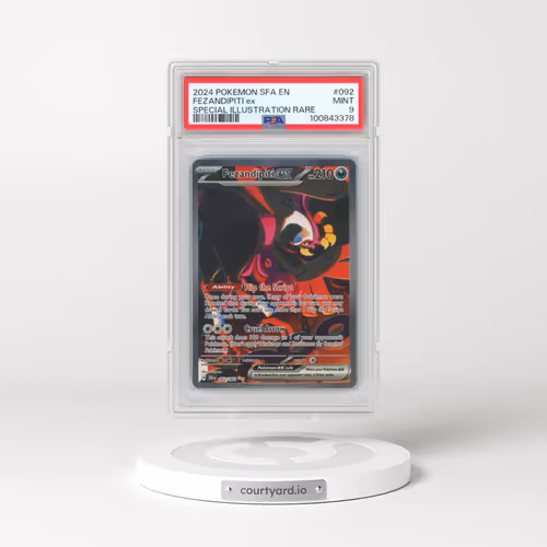 2024 Pokémon Sfa EN-Shrouded Fable #092 Fezandipiti EX - Holo Special Illustration Rare (PSA 9 MINT)