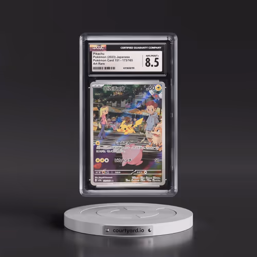 2023 Pokémon Card 151 #173/165 Pikachu - Art Rare Holo (CGC 8.5 NM-MT+)