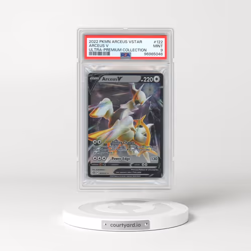 2022 Pokémon Arceus Vstar Ultra-Premium Collection #122 Arceus V - Holo (PSA 9 MINT)