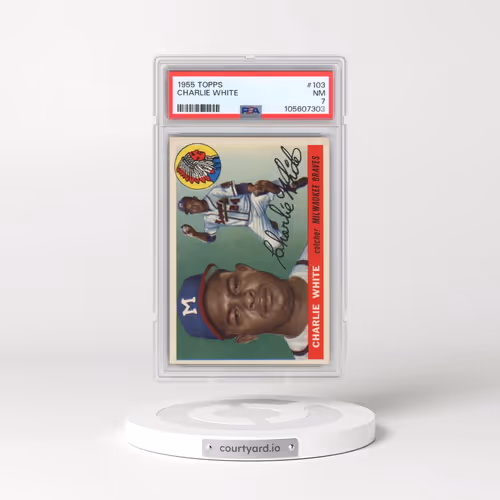 1955 Topps #103 Charlie White (PSA 7 NM)