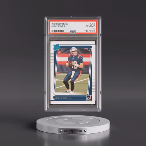 2021 Panini Donruss #255 Mac Jones (PSA 10 GEM MINT)