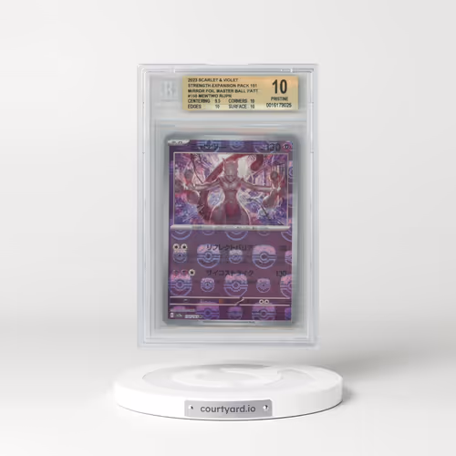2023 Pokémon Card 151 #150 Mewtwo - Reverse Holo Master Ball (BGS 10 PRISTINE)