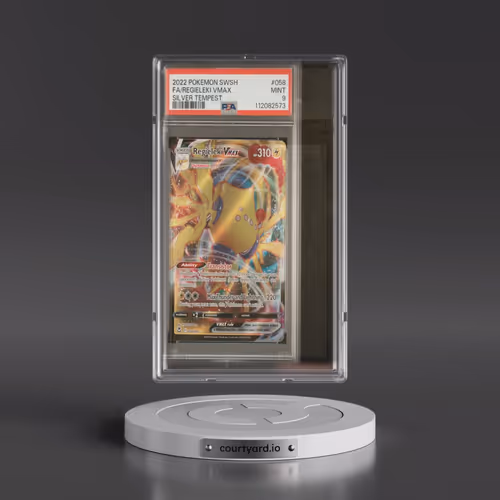 2022 Pokémon Sword & Shield Silver Tempest #058 Regieleki Vmax - Full Art (PSA 9 MINT)