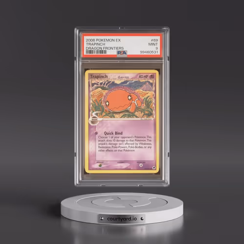 2006 Pokémon EX Dragon Frontiers #69 Trapinch (PSA 9 MINT)
