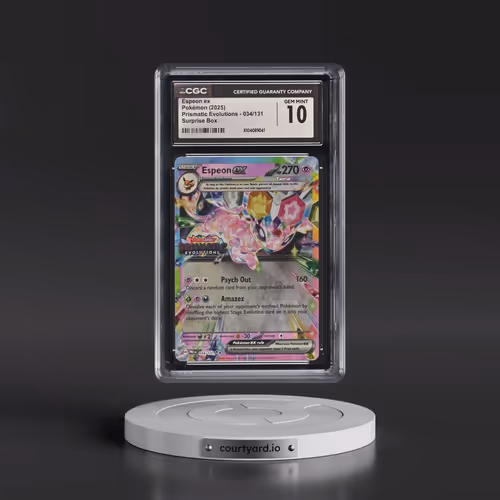 2024 Prismatic Evolutions - PRE EN #034/131 Espeon ex - Surprise Box (Prismatic Evolutions Stamp) (H