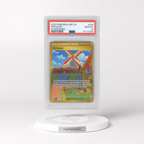 2023 Pokémon Obf EN-Obsidian Flames #229 Artazon - Hyper Rare (PSA 10 GEM MINT)