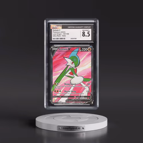 2022 Lost Origin #181/196 Gallade V - Ultra Rare Holo (CGC 8.5 NM-MT+)