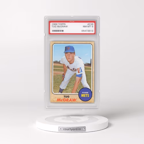 1968 Topps #236 Tug McGraw (PSA 8 NM-MT)