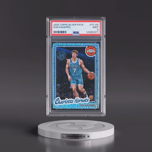 2025 Topps Silver Pack 1980-81 Topps Chrome Basketball #TC-KK Kon Knueppel (PSA 9 MINT)