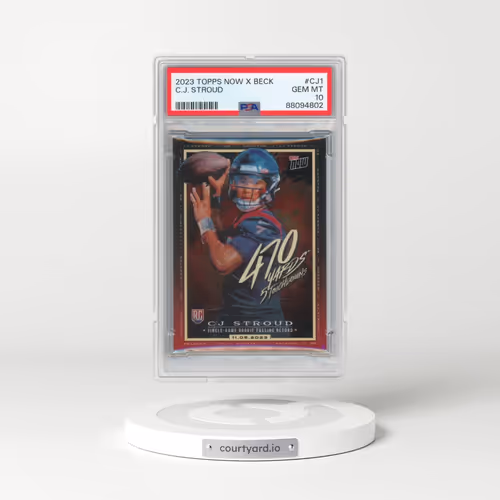 2023 Topps Now X Tyson Beck X C.J. Stroud #CJ1 C.J. Stroud (PSA 10 GEM MINT)