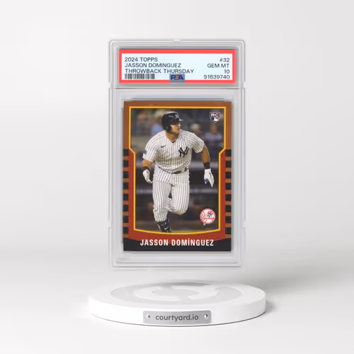 2024 Topps Throwback Thursday #32 Jasson Dominguez (PSA 10 GEM MINT)