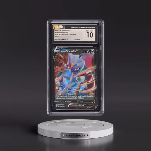 Astral Radiance #094/189 Hisuian Sneasler V - Holo (CGC 10 GEM MINT)