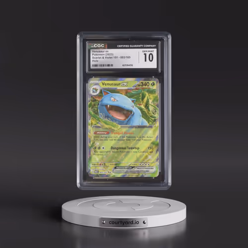 2023 Scarlet & Violet 151 - MEW EN #003/165 Venusaur ex - Holo (CGC 10 GEM MINT)