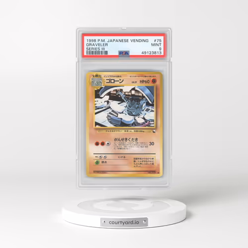 1998 Japanese Vending Series 3 #75 Graveler (PSA 9 MINT)
