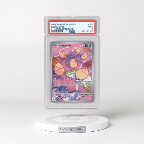 2024 Pokémon Ssp EN-Surging Sparks #192 Exeggcute - Illustration Rare (PSA 9 MINT)