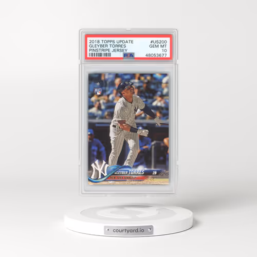 2018 Topps Update #US200 Gleyber Torres - Pinstripe Jersey (PSA 10 GEM MINT)