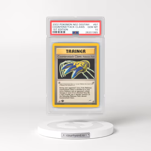 2002 Neo Destiny #97 Counterattack Claws - 1st Edition 1st Edition (PSA 10 GEM MINT)