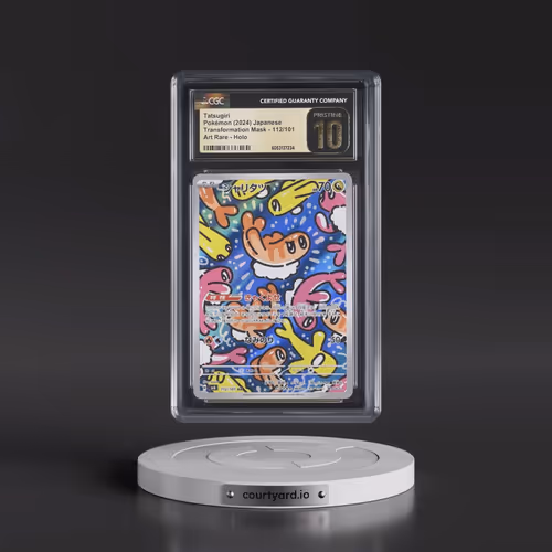 2024 Transformation Mask #112/101 Tatsugiri - Art Rare Holo (CGC 10 PRISTINE)