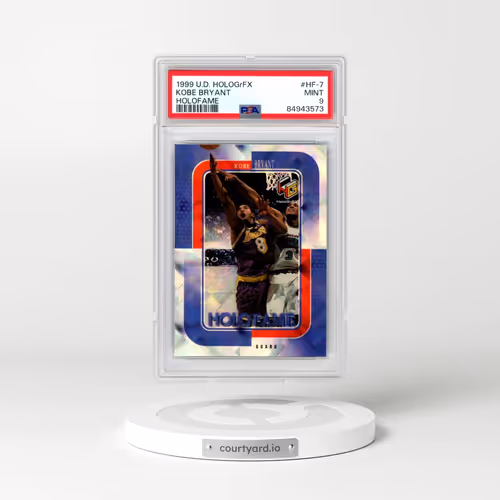 1999 Upper Deck Hologrfx Holofame #HF-7 Kobe Bryant (PSA 9 MINT)