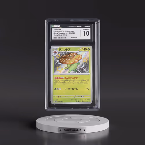 2023 Shiny Treasure ex #193/190 Vileplume - Shiny Rare Holo (CGC 10 GEM MINT)