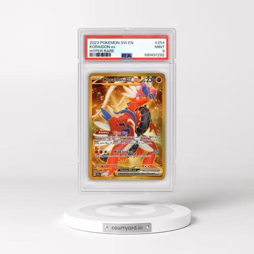 2023 Pokémon Svi EN-Scarlet & Violet #254 Koraidon EX - Holo Hyper Rare (PSA 9 MINT)