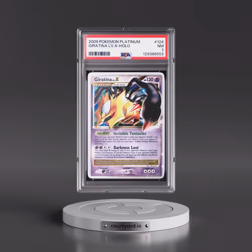 2009 Pokémon Platinum #124 Giratina LV.X - Holo (PSA 7 NM)