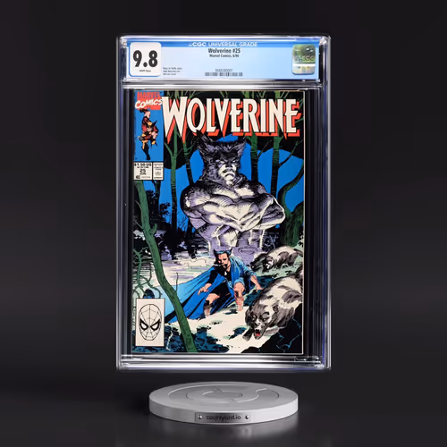Wolverine #25 CGC 9.8 White Pages (Marvel Comics, 6/90) - Universal