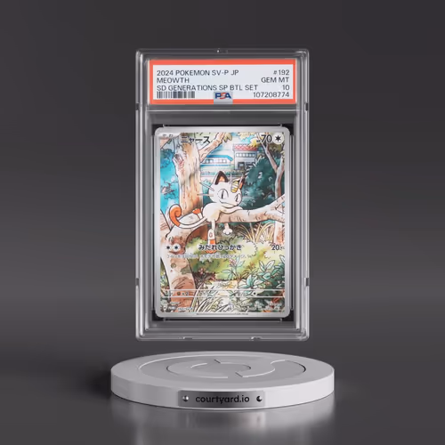 2024 Pokémon SV-P Promo #192 Meowth - Start Deck Generations Special Battle Set (PSA 10 GEM MINT)