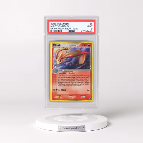 2006 Pokémon EX Dragon Frontiers #5 Milotic - Holo (PSA 9 MINT)
