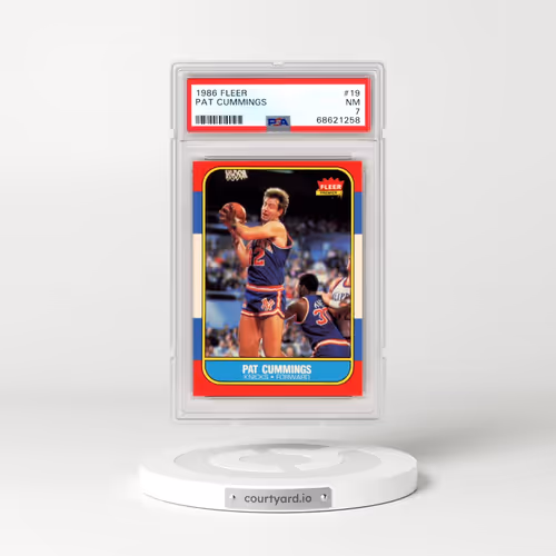 1986 Fleer #19 Pat Cummings (PSA 7 NM)