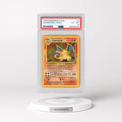 1999 Pokémon Game #4 Charizard - Holo (PSA 6 EX-MT)