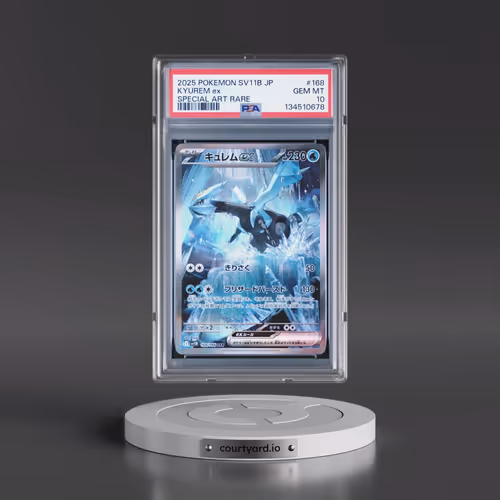 2025 Pokémon Sv11b-Black Bolt #168 Kyurem EX - Holo Special Art Rare (PSA 10 GEM MINT)