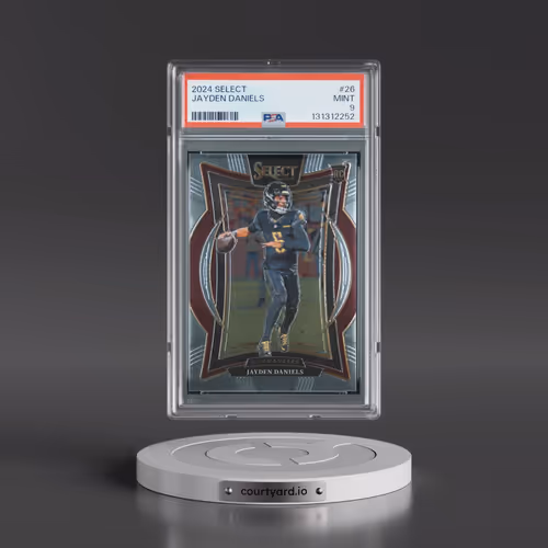 2024 Panini Select #26 Jayden Daniels (PSA 9 MINT)