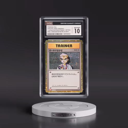 2023 Trading Card Game Classic - CLF, CLL, CLK #027/032 Professor Oak - Charizard & Ho-Oh ex Deck -